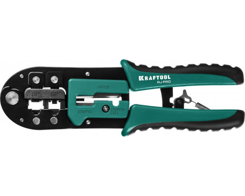 Пресс-клещи KRAFTOOL RJ-Pro универсальные rj45, rj11/rj12 22698