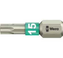 Бита для заворачивания, нержавеющая сталь WERA 3867/1 TS TX15, 25 мм WE-071033 WE-071033