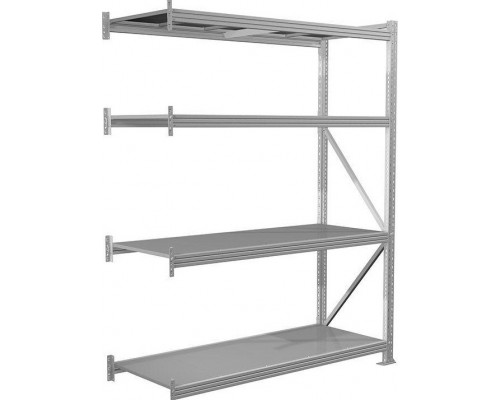 Дополнительная секция для стеллажа ПРАКТИК MS Pro 300/150 х 80/5 (5 полок)