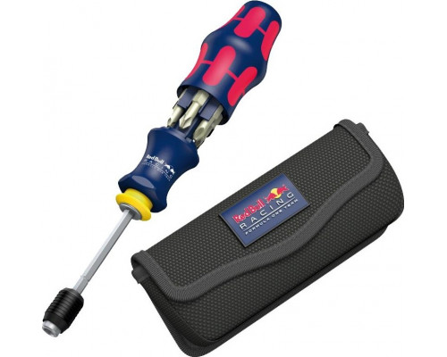 Отвертка с битами WERA Kraftform Kompakt 20 7 предметов Red Bull Racing WE-227702 WE-227702