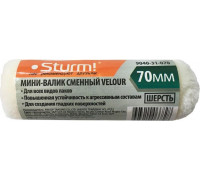 Мини-валик сменный Sturm VELOUR 9040-31-070 для бюгеля 6мм, 16х70мм 9040-31-070