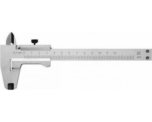 Штангенциркуль ШЦ-II 0-125 мм, 0,1 мм, L=125 мм, 3445-125