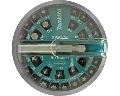 Набор бит и насадок MAKITA B-28911 28 предеметов Torsion B-28911