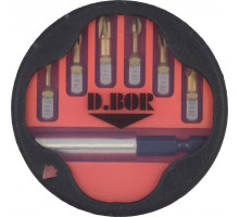 Набор бит D.BOR TIN-HALF 7 предметов (D-SET-07E-1-TIN) D14-DSET07E1TIN