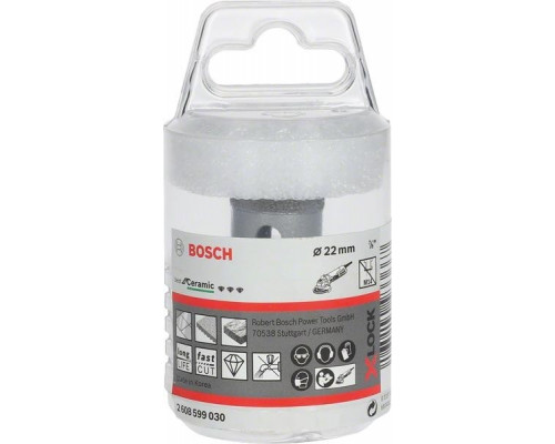 Алмазная коронка X-LOCK BOSCH 22 мм Dry Speed 2608599030