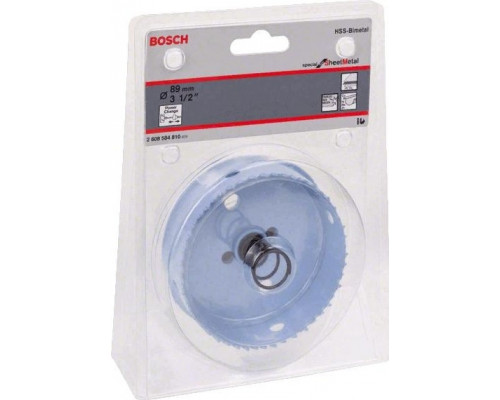 Коронка биметаллическая BOSCH SHEET-METAL 89 ММ 2608584810