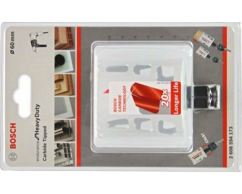 Твердосплавная коронка BOSCH 60 х 60 мм Endurance for Heavy 2608594173