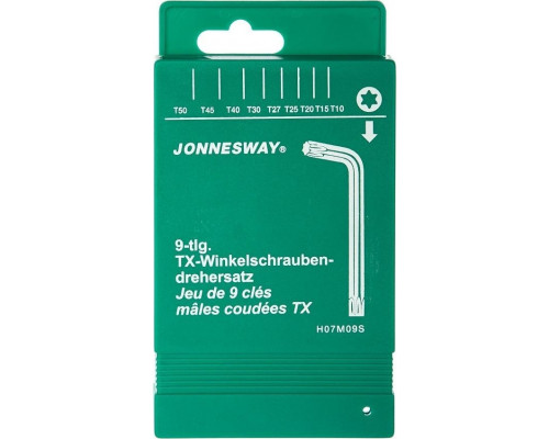 Набор ключей TORX JONNESWAY H07M09S, 9 предметов, 047098