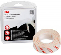 Застежка крючок-петля 3M SJ352Bwt белая 25 мм х 1.25 м 7100123727