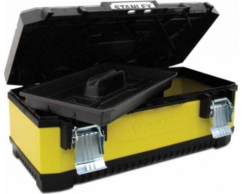 Ящик для инструмента STANLEY YELLOW METAL PLASTIC TOOLBOX 23