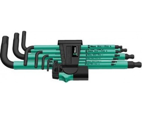 Набор шестигранников WERA 950 SPKL/9 SM N CLIP, 9 предметов, WE-022088