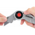 Нож складной WORKPRO WP211009 со сменными лезвиями и подсветкой