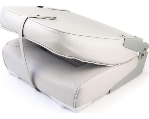 Кресло складное мягкое SKIPPER серое SK75122G