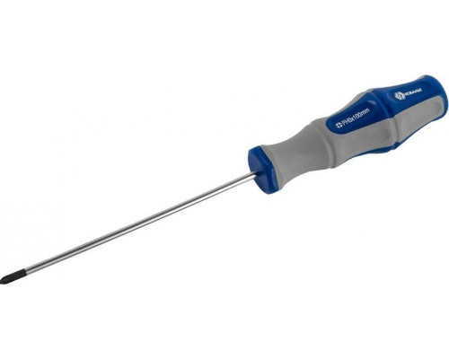 Отвертка крестовая Кобальт 646-324 ultra grip ph-0х100 мм cr-v, двухкомпонентная руко