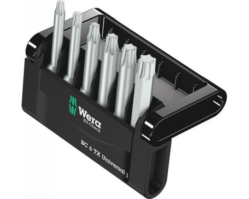 Набор насадок WERA Mini-Check 6 TX, WE-056472 WE-056472
