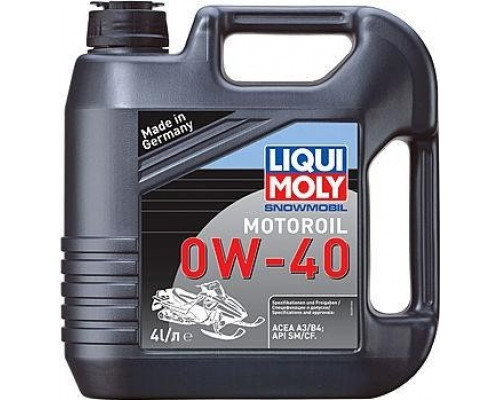 Масло для снегоходов LIQUI MOLY SAE 0W40 Snowmobil Motoroil 4 л 2261 синтетическое 2261