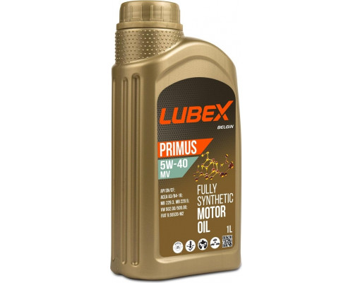 Масло моторное Lubex PRIMUS MV 5W40 1 л. синтетическое L034-1325-1201