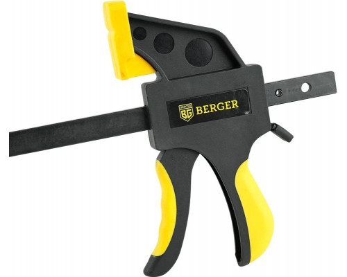 Струбцина быстрозажимная BERGER BG1932 70x600 мм, сжим/разжим, усилие до 60 кг
