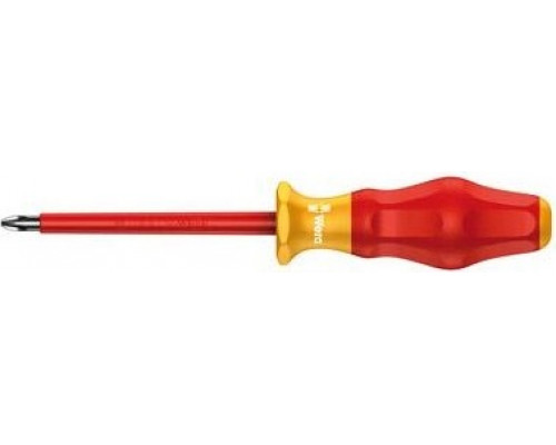 Отвертка крестовая диэлектрическая WERA Kraftform Comfort VDE 1000 V 1162i PH 0 х 80 мм WE-031600 WE-031600