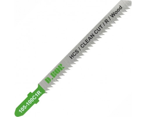 Пилки по дереву D.BOR 75/100*2,5 мм HCS / CLEAN CUT / R Wood (T101BR/3102) (2 шт.) D-105-100C1R-02