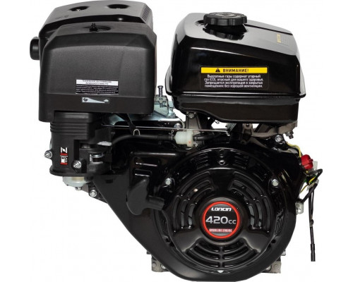 Бензиновый двигатель Loncin G420F 15 л.с. с валом 25 мм