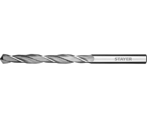 Сверло по металлу STAYER PROFI 8.0х117мм, hss-r, быстрорежущая сталь м2(s6-5-2) 29602-8