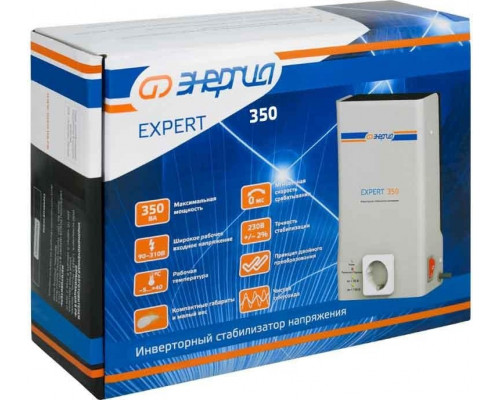 Стабилизатор напряжения однофазный ЭНЕРГИЯ Expert 350 инверторный 230В