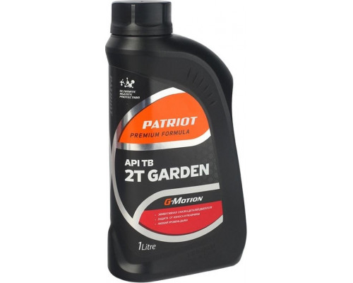 Масло для 2-тактных двигателей PATRIOT G-Motion 2Т Garden 1 л 850030300