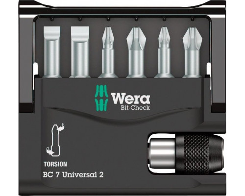 Набор насадок WERA Bit-Check 8000-6/TZ, WE-056155 WE-056155