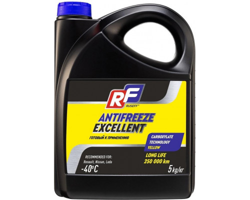 Антифриз RUSEFF EXCELLENT OAT желтый 5 л 17372N 17372N
