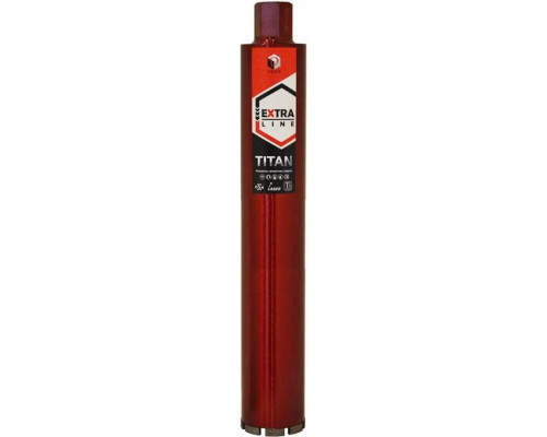 Алмазная коронка для мокрого сверления DIAM САМС 63x450х6x1,1/4UNC Extra Line Titan (железобетон) 313011