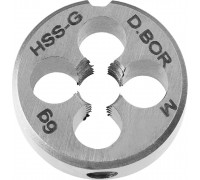 Плашка D.BOR DIN 223 Form-B HSS-G, M6x1,00, 20х7 D-TCT-700-060-100