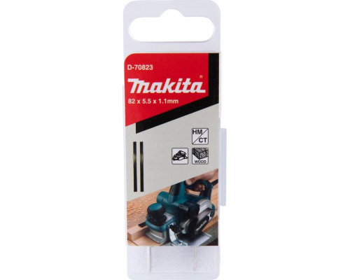 Нож MAKITA HM/TC узкий 2-х сторонний 82 мм D-70823