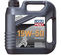 Масло для мотоциклов LIQUI MOLY SAE 15W50 Motorbike 4T Offroad 4 л 3058 синтетическое 3058