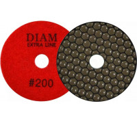 Алмазная тарелка на липучке DIAM АГШК 100*2,0 №200 Extra Line (сухая) 000521