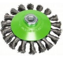 Щетка обдирочная для УШМ BOSCH коническая INOX D-115 мм М14 2608622109