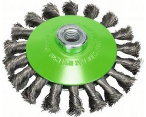 Щетка обдирочная для УШМ BOSCH коническая INOX D-115 мм М14 2608622109