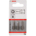 Бита для заворачивания BOSCH Extra Hard 25 мм PH1 3шт 2607001508