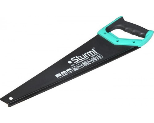 Ножовка по дереву Sturm 1060-62-500 500мм, тефлоновое покрытие, 7tpi, 3d зуб