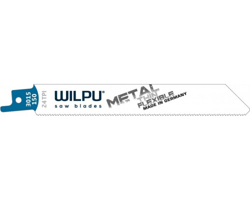 Полотна для сабельных пил WILPU 3015/150 bi-metall жести, стали толще, чем 1,2мм мелкозубно 1421500005