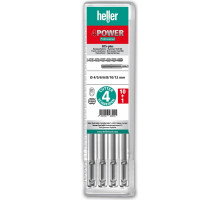 Бур SDS-plus Heller 4power, 8х100х160 мм (11 шт) по бетону TD29196