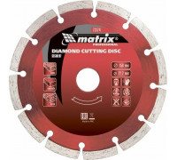 Алмазный диск для резки бетона MATRIX 150х22,2 мм отрезной сегментный, 73174