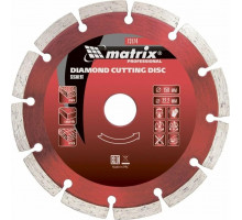 Алмазный диск для резки бетона MATRIX 150х22,2 мм отрезной сегментный, 73174