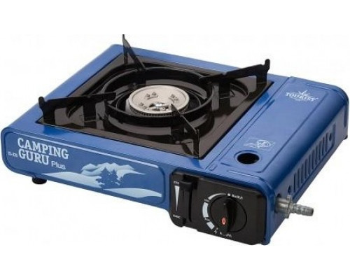 Газовая плита TOURIST CAMPING GURU PLUS TS-233 с переходником, в кейсе (Корея) TS-233