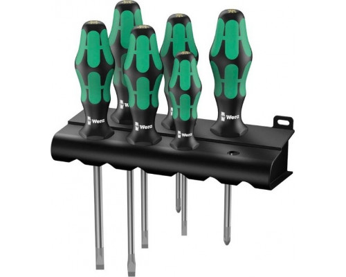 Набор отверток WERA Kraftform Plus Серия 300 334/355/6 SATZ 6TLG. WE-105656 WE-105656