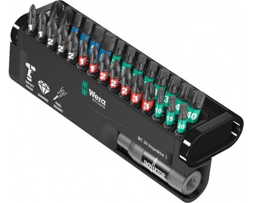 Набор насадок WERA Bit-Check 30 Impaktor 1 WE-057690 WE-057690