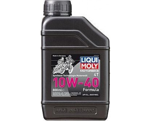 Масло для мотоциклов LIQUI MOLY SAE 10W40 Motorbike 4T Formula 0,8 л 3036 синтетическое 3036