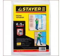 Защитная пленка STAYER MASTER укрывочная, hdpe, 12 мкм, 4х5 м 1225-15-05