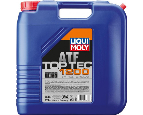 Масло трансмиссионное LIQUI MOLY Top Tec ATF 1200 для АКПП 20 л 3683 3683