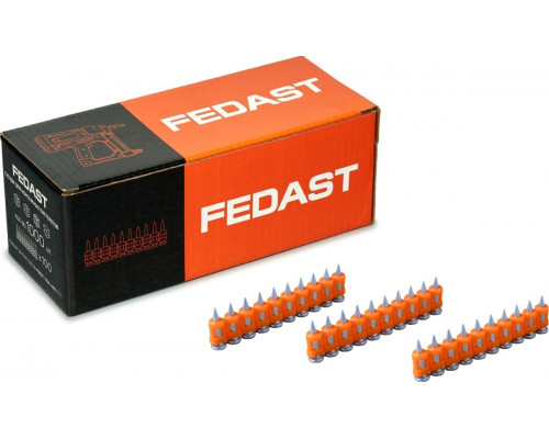 Гвоздь монтажный FEDAST 3.0 х 22 мм (уп.1000 шт.) с кованым наконечником fd3022mgbp